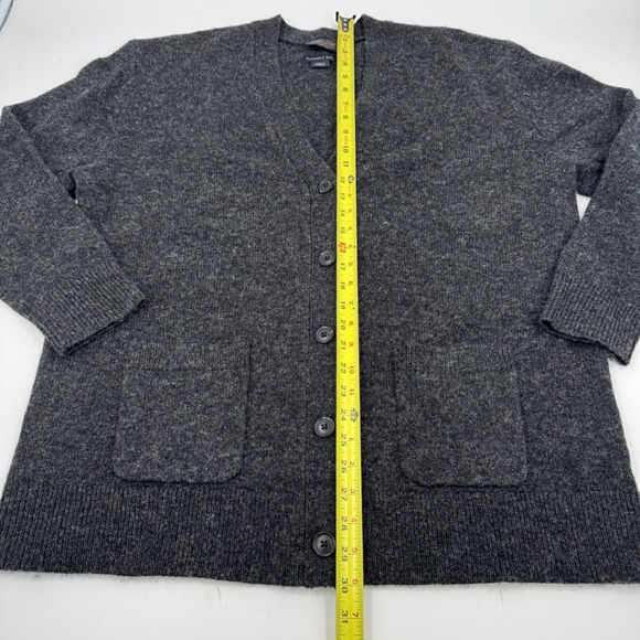 Pendleton Washable Wool Cardigan Sweater Pockets Gray Womens‎ Size L - Picture 6 of 10
